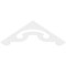 Ekena Millwork Pitch Northwest Architectural Grade PVC Gable Pediment, 60"W x 20"H x 1"P (8/12) GPP060X020X100NOR - alternate 4